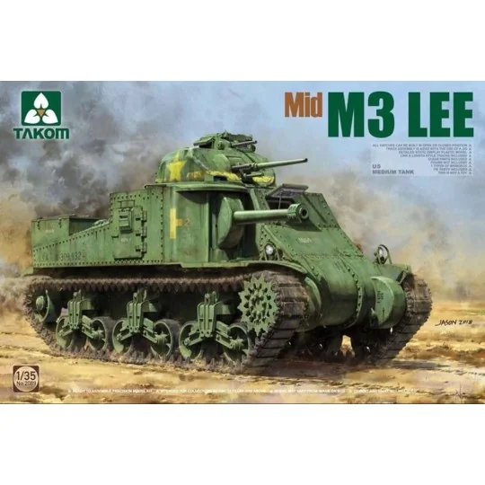 US Medium Tank M3 Lee Mid, 1/35 - Takom TAK2089
