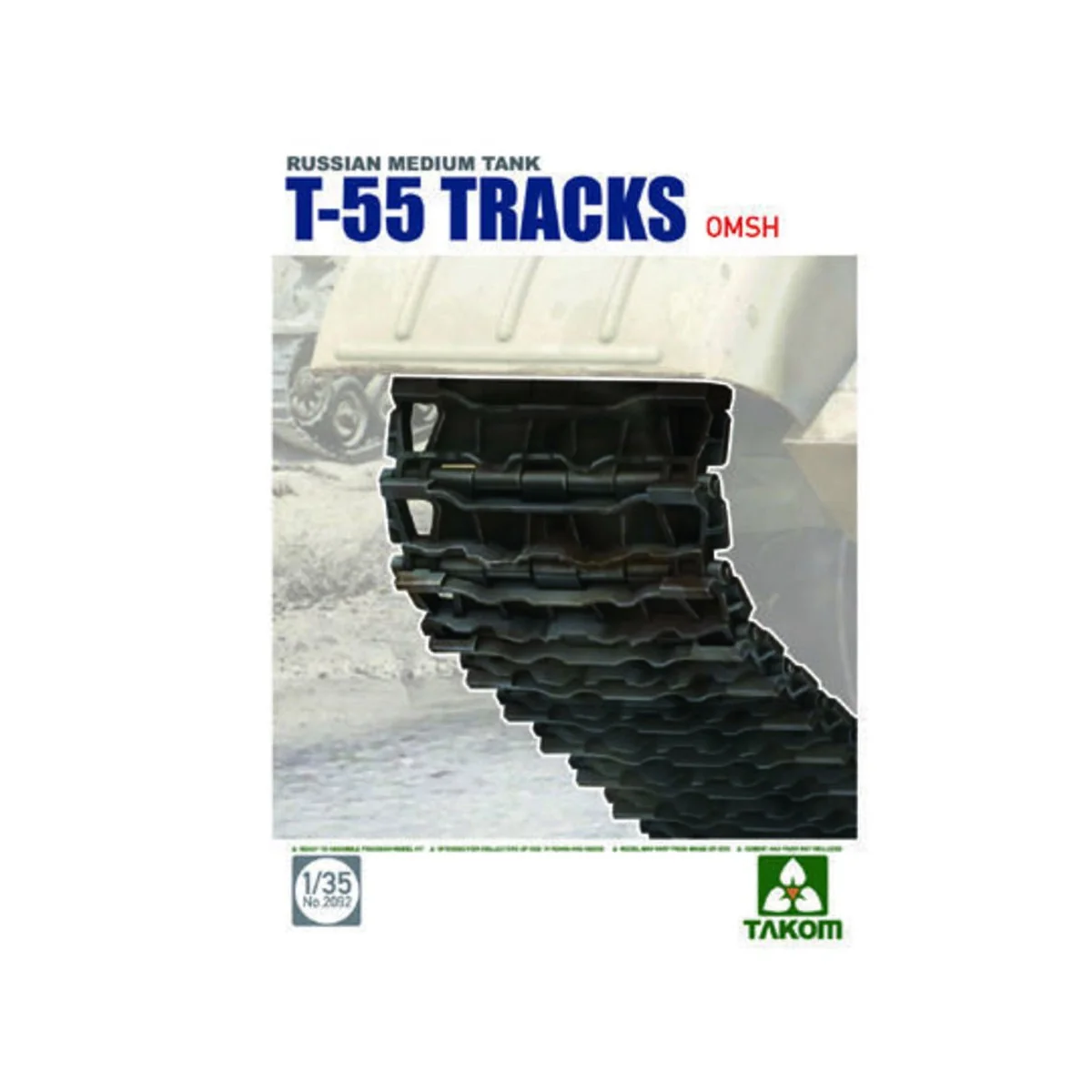T55 Tracks OMSH, 1/35 - Takom TAK2092 T55 Tracks OMSH, 1/35 - Takom TAK2092