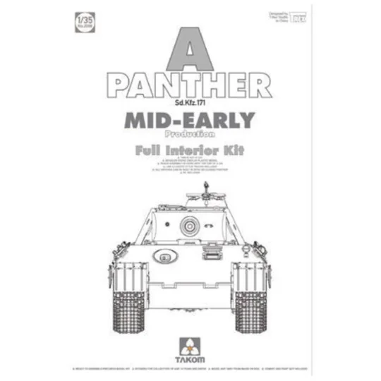 Panther A mid-early, 1/35 - Takom TAK2098 Panther A mid-early, 1/35 - Takom TAK2098