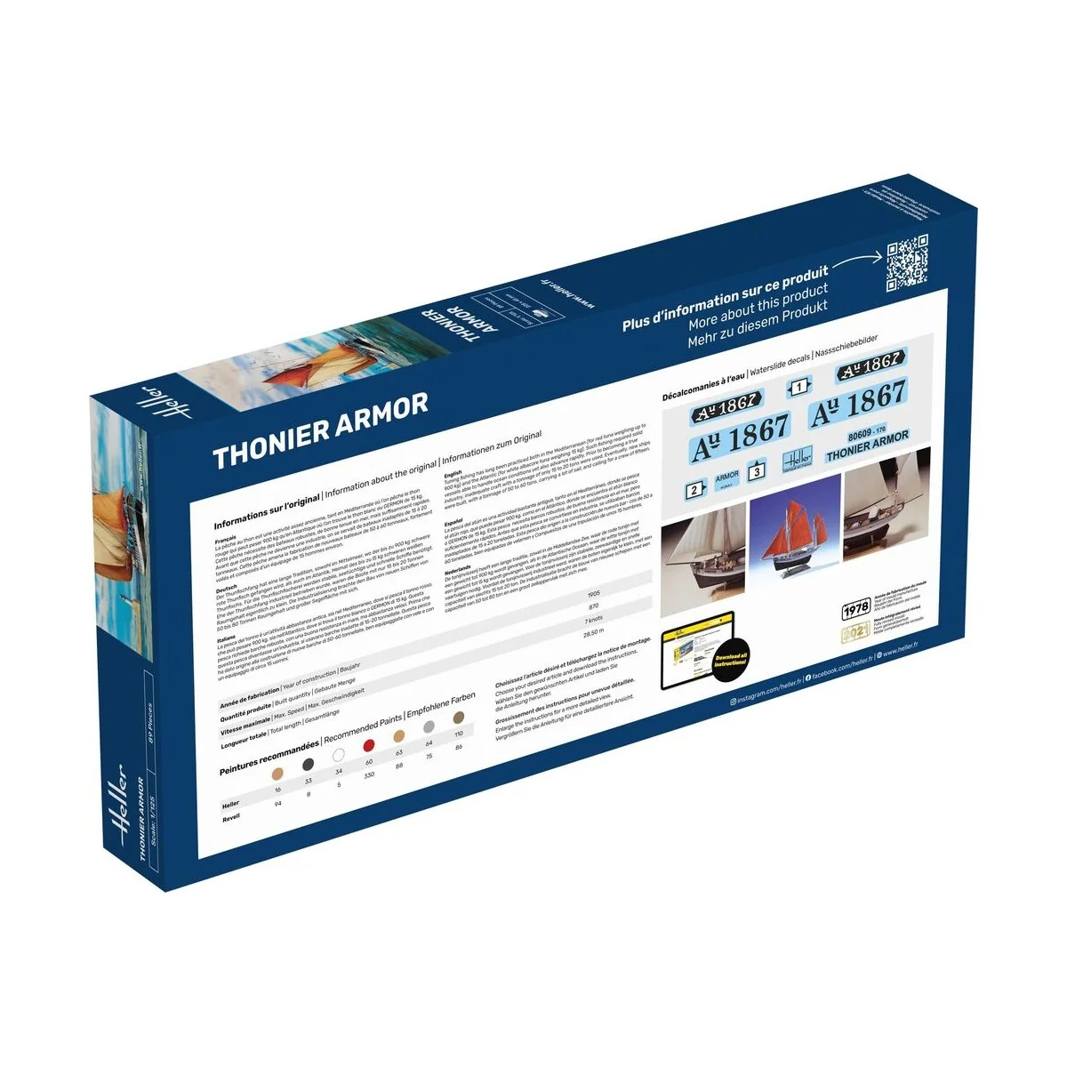 STARTER KIT Thonier Armor, 1/125 - Heller 56609