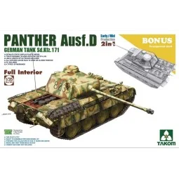 WWII German medium Tank Sd.Kfz.171 Panth Ausf.D Early/Mid productio...