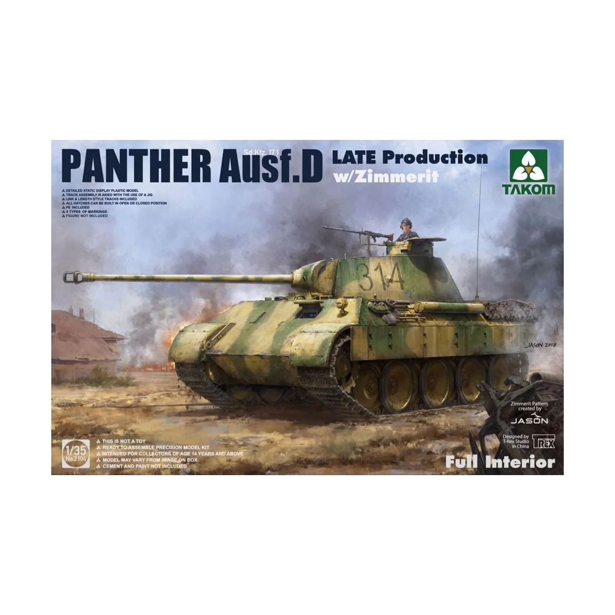 WWII German medium Tank Sd.kfz.171 Panth Ausf.D Late production w/Z... WWII German medium Tank Sd.kfz.171 Panth Ausf.D Late production w/Z...