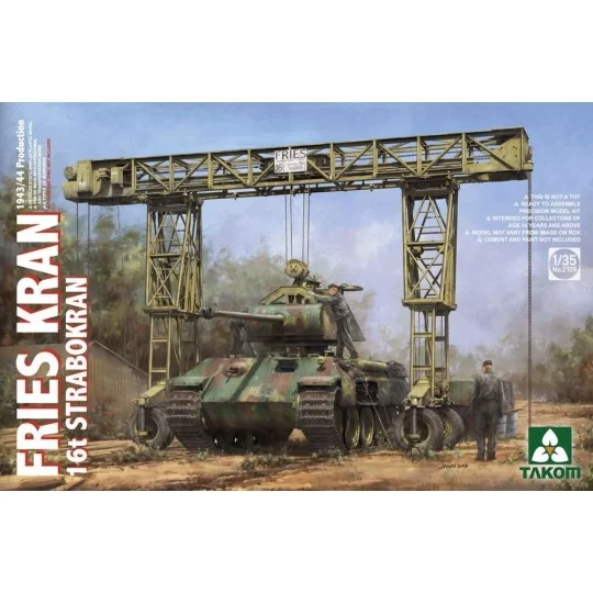 FRIES KRAN 16t Strabokran 1943/44, 1/35 - Takom TAK2109 FRIES KRAN 16t Strabokran 1943/44, 1/35 - Takom TAK2109