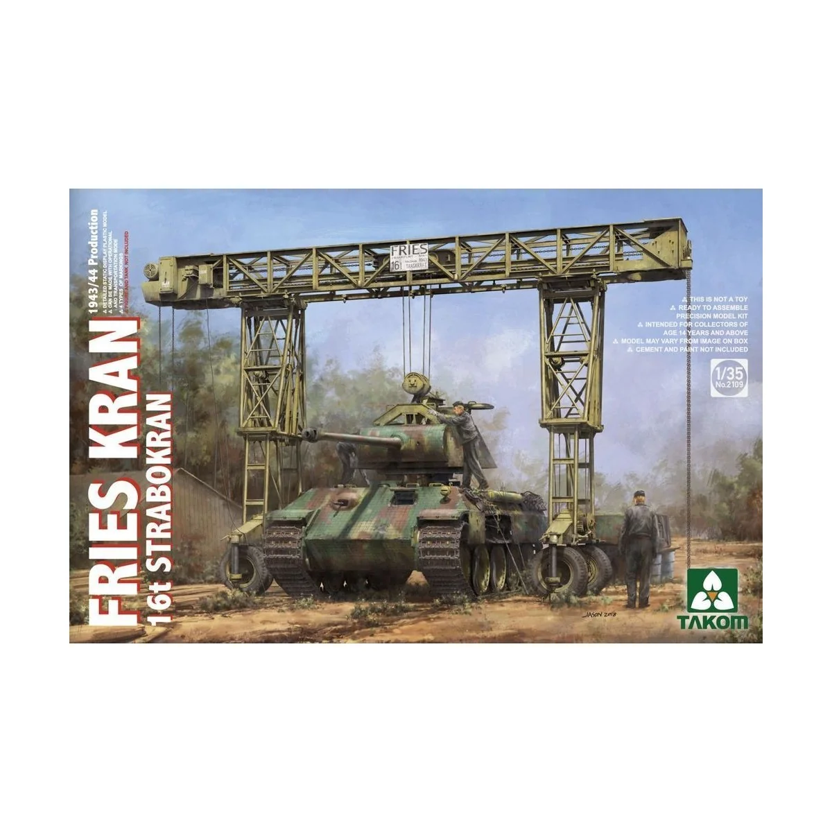 FRIES KRAN 16t Strabokran 1943/44 - Takom TAK2109