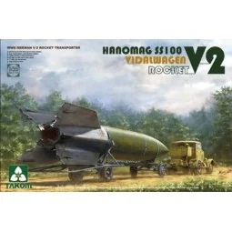 V-2 ROCKET VIDALWAGEN HANOMAG SS100, 1/35 - Takom TAK2110