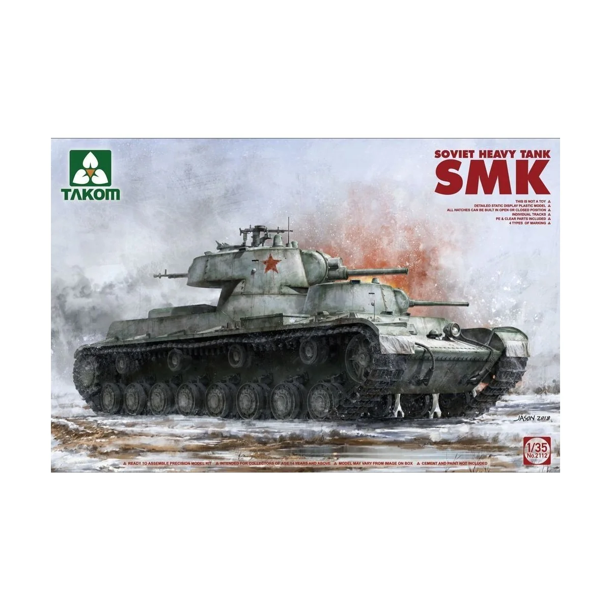 Soviet Heavy Tank SMK - Takom TAK2112