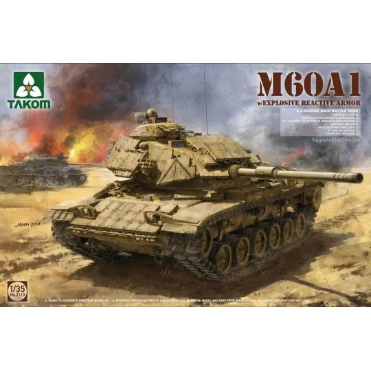 M60A1 w/ERA, 1/35 - Takom TAK2113 M60A1 w/ERA, 1/35 - Takom TAK2113