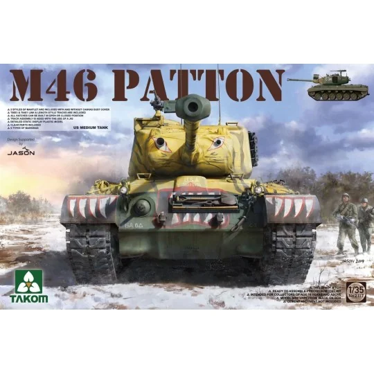 US Medium Tank M-46 PATTON - Takom TAK2117