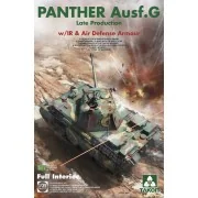 WWII German medium Tank Panther Ausf.G late production w/IR & Air D...