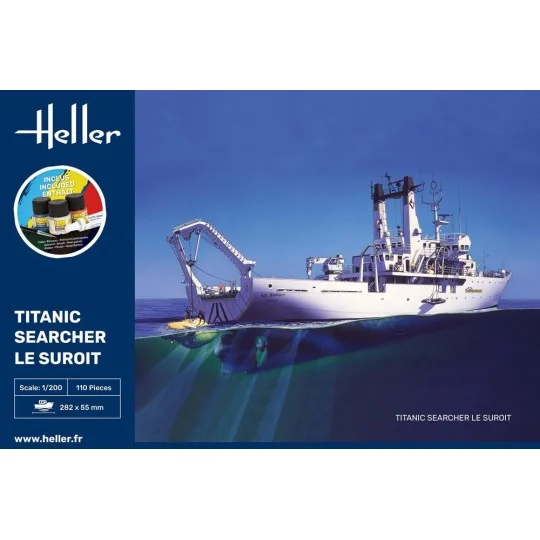 STARTER KIT Titanic Searcher "Le Suroit", 1/200 - Heller 56615