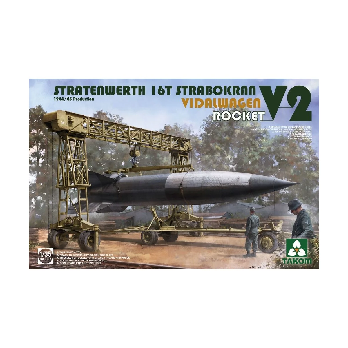Stratenwerth 16t Strabokran 1944/45 Production / V-2 Rocket/ Vidalw...