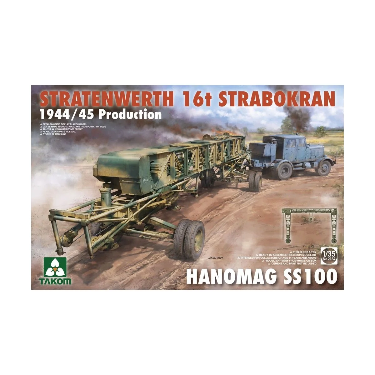 Stratenwerth 16t Strabokran 1944/45 Production & Hanomag ss100, 1/3... Stratenwerth 16t Strabokran 1944/45 Production & Hanomag ss100, 1/3...
