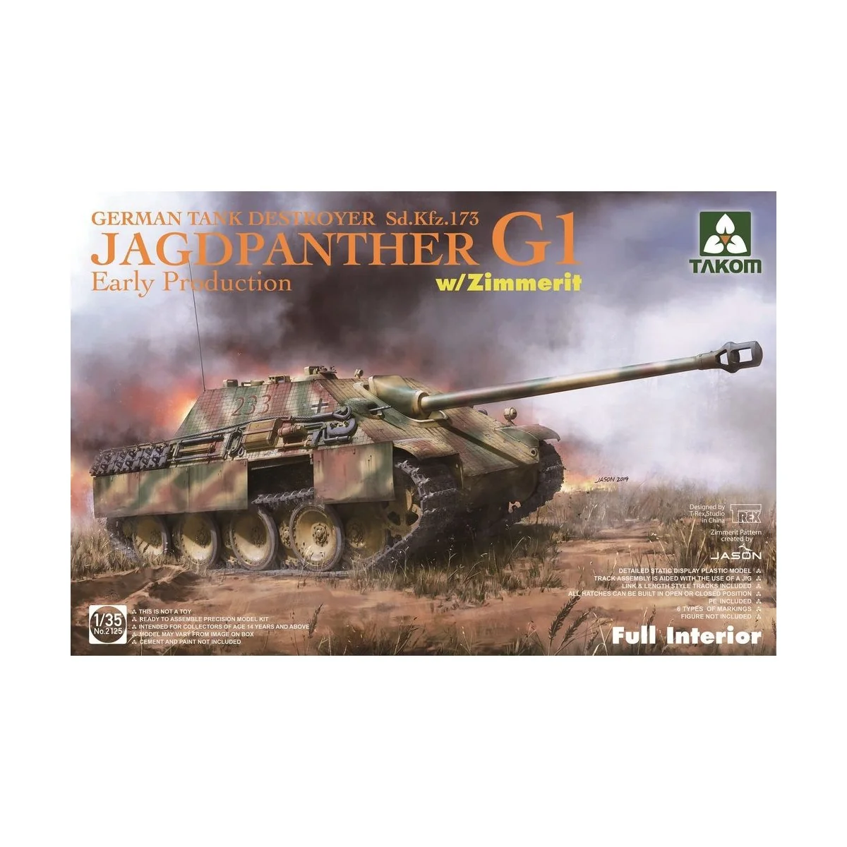 Jagdpanther G1 early production German Tank Destroyer Sd.Kfz.173 w/... Jagdpanther G1 early production German Tank Destroyer Sd.Kfz.173 w/...