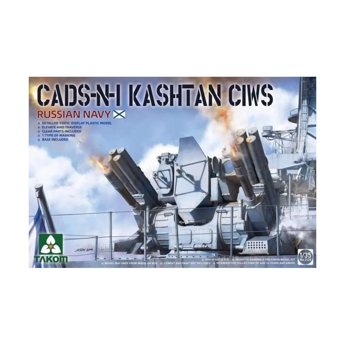 Russian Navy CADS-N-1 Kashtan CIWS - Takom TAK2128