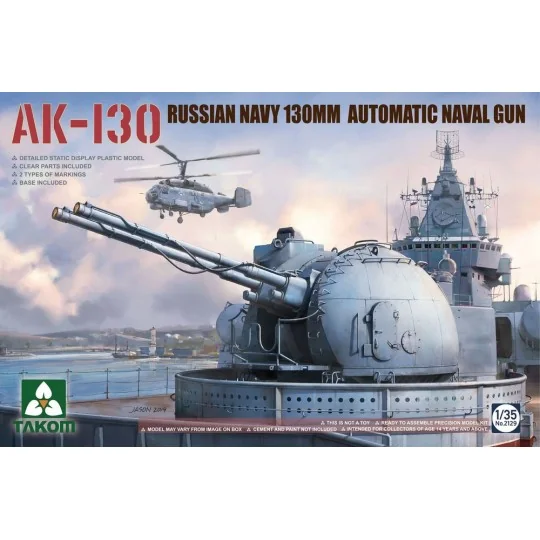 Russian AK-130 Automatic Naval Gun Turret - Takom TAK2129