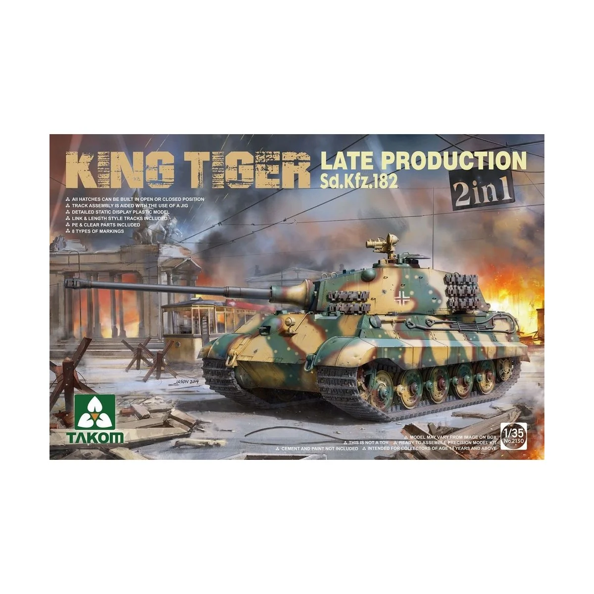 WWII Ger Heavy Tank Sd.Kfz182 King Tiger Late Producti 2in1(without... WWII Ger Heavy Tank Sd.Kfz182 King Tiger Late Producti 2in1(without...