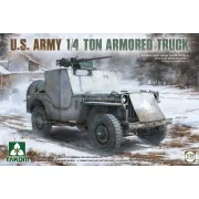 U.S. Army 1/4 ton armored truck, 1/35 - Takom TAK2131 U.S. Army 1/4 ton armored truck, 1/35 - Takom TAK2131