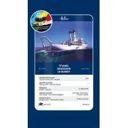 STARTER KIT Titanic Searcher "Le Suroit", 1/200 - Heller 56615