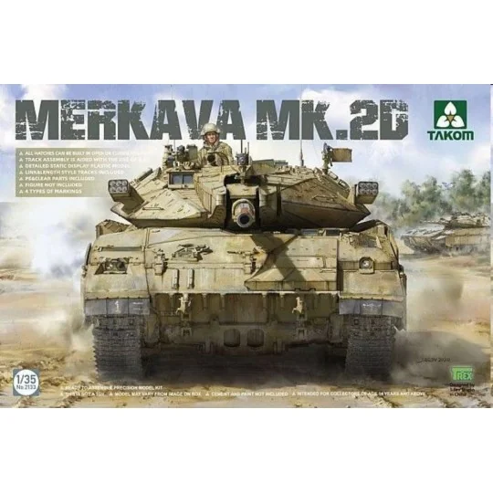 Merkava 2D Israel Defence Forces Battle Tank - Takom TAK2133