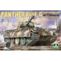 Panther Ausf.G Early Production w/Zimmerit, 1/35 - Takom TAK2134