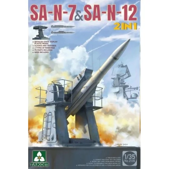 SA-N-7 & SA-N-12 2 in 1, 1/35 - Takom TAK2136