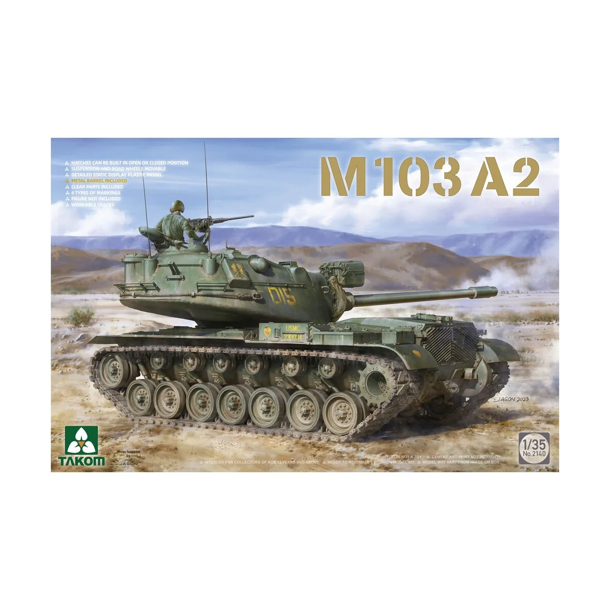 M103 A2, 1/35 - Takom TAK2140