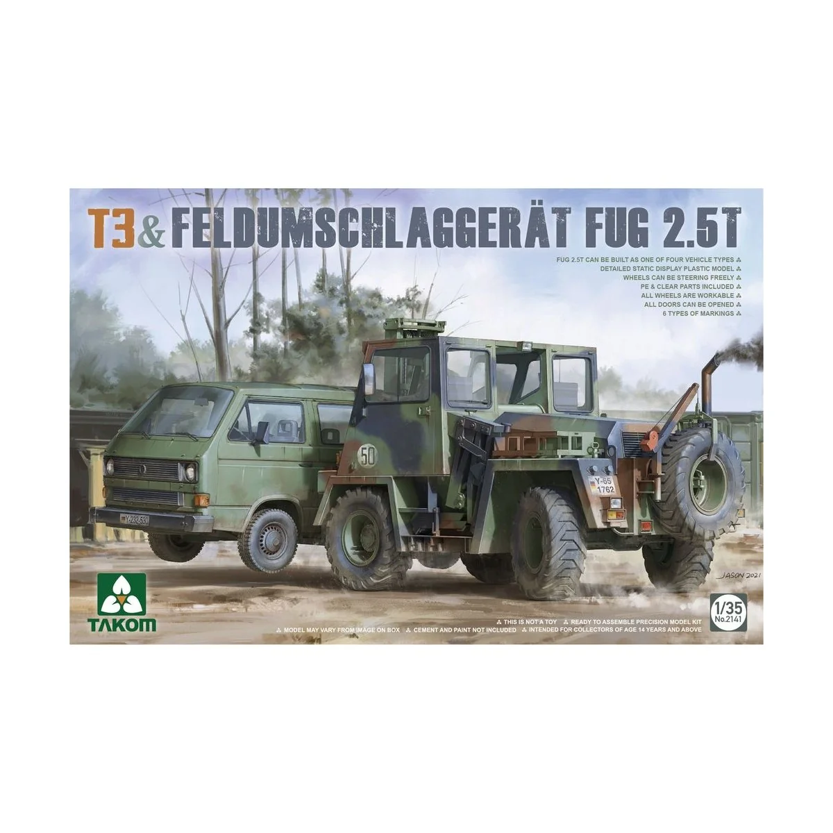T3+ Feldumschlaggerät FUG 2.5t - Takom TAK2141