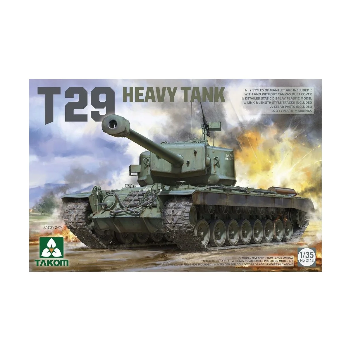 U.S. Heavy Tank T29 - Takom TAK2143