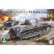 Pz.Kpfw.I Ausf.A & Pz.Kpfw.I Ausf. B (1+1), 1/35 - Takom TAK2145 Pz.Kpfw.I Ausf.A & Pz.Kpfw.I Ausf. B (1+1), 1/35 - Takom TAK2145
