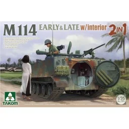 M114 EARLY & LATE w/interior 2in1 - Takom TAK2154