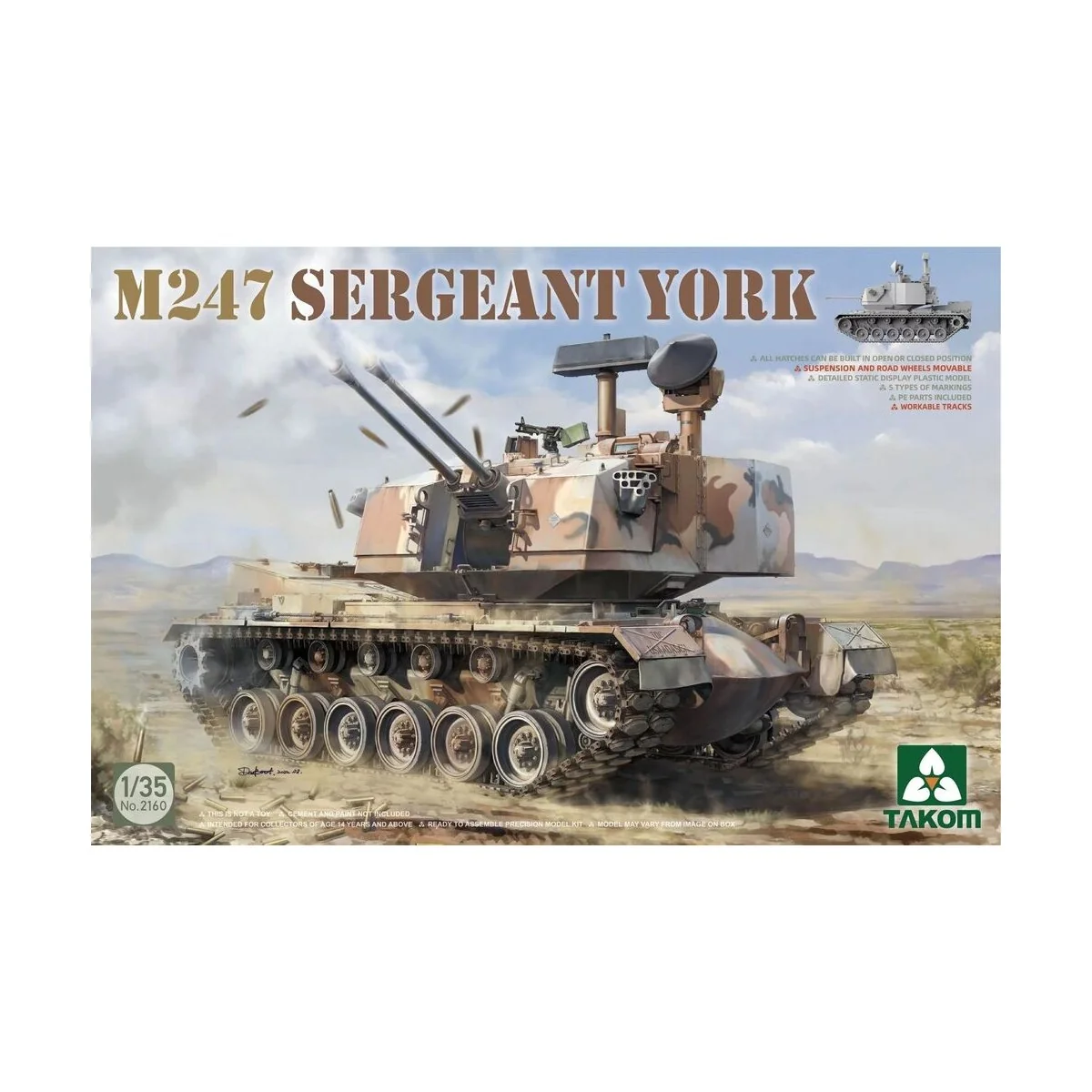 M247 SERGEANT YORK - Takom TAK2160