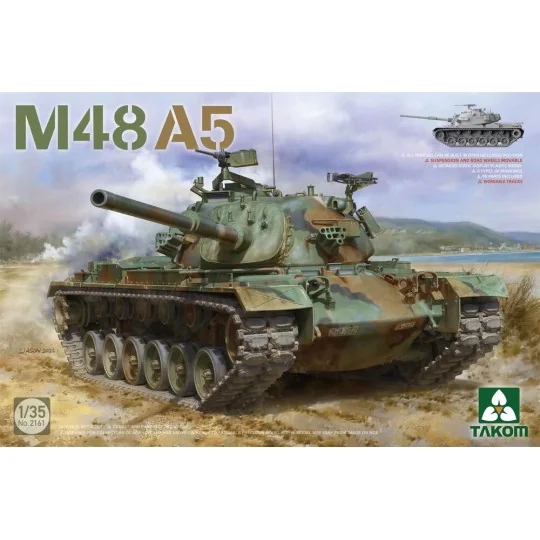 M48A5, 1/35 - Takom TAK2161 M48A5, 1/35 - Takom TAK2161