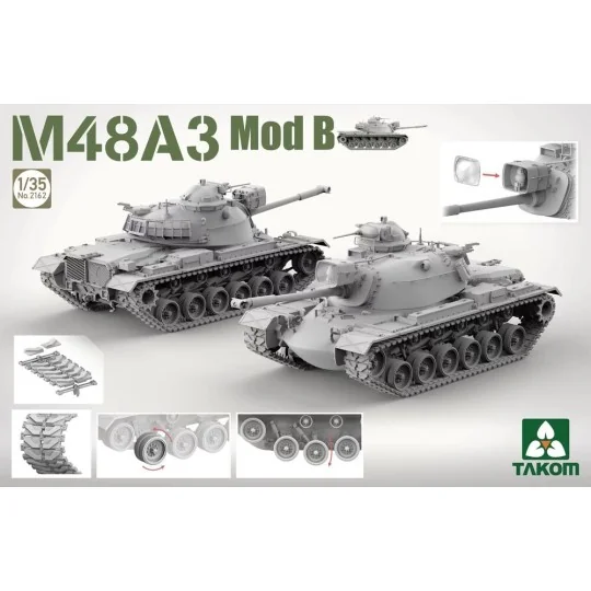 M48A3 Mod B, 1/35 - Takom TAK2162