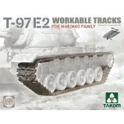 T-97E2 WORKABLE TRACKS FOR M48/M60 FAMILY - Takom TAK2163