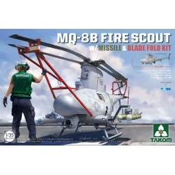 MQ-8B Fire Scout w/Missile & Blade Fold Kit, 1/35 - Takom TAK2169