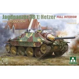 Jagdpanzer 38(t) Hetzer MID PRODUCTION w/FULL INTERIOR, 1/35 - Tako...