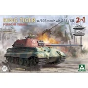 King Tiger w/105mm KwK 46L/68 2 in 1, 1/35 - Takom TAK2178 King Tiger w/105mm KwK 46L/68 2 in 1, 1/35 - Takom TAK2178