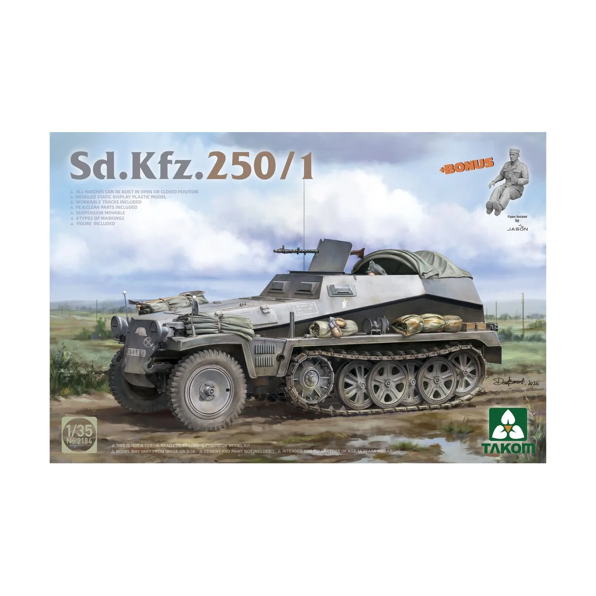 Sd.Kfz.250/1, 1/35 - Takom TAK2184 Sd.Kfz.250/1, 1/35 - Takom TAK2184