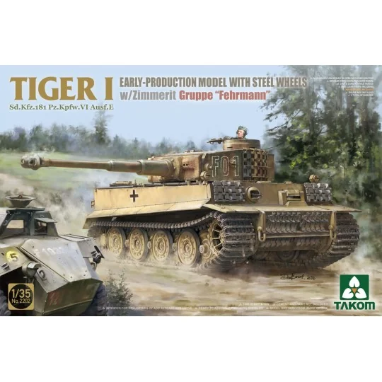 TIGER I Sd.Kfz.181 Pz.Kpfw.VI Ausf.E EARLY-PRODUCTION MODEL WITH ST...