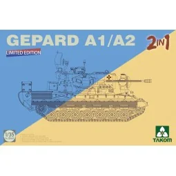 Flackpanzer1 Gepard SPAAG A1/A2 2in1, 1/35 - Takom TAK2044x