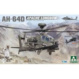 AH-64D APACHE LONGBOW ATTACK HELICOPTER, 1/35 - Takom TAK2601