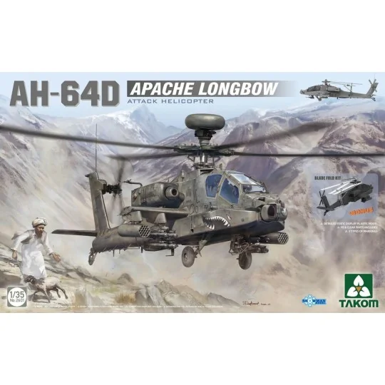 AH-64D APACHE LONGBOW ATTACK HELICOPTER - Takom TAK2601