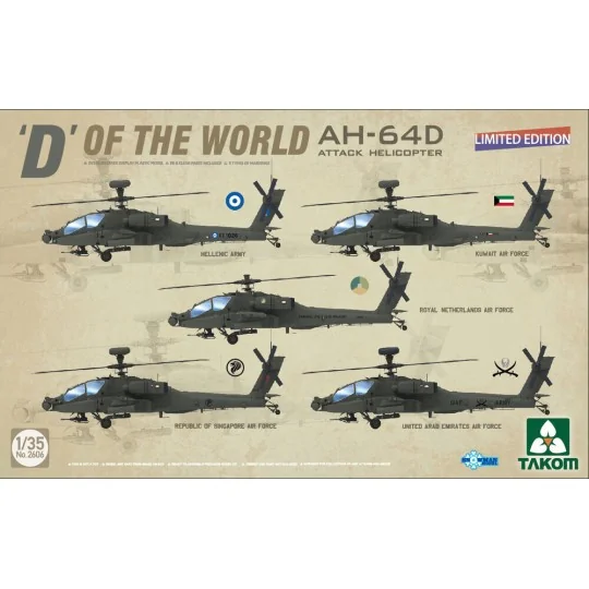 D' Of The World AH-64D Attack Helicopter (Limited Edition) - Takom ...