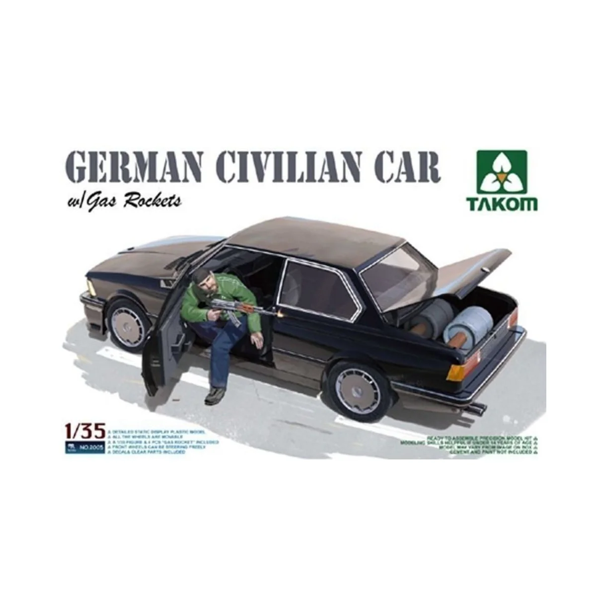German Civilian Car with Gas Rockets - Takom TAK2005