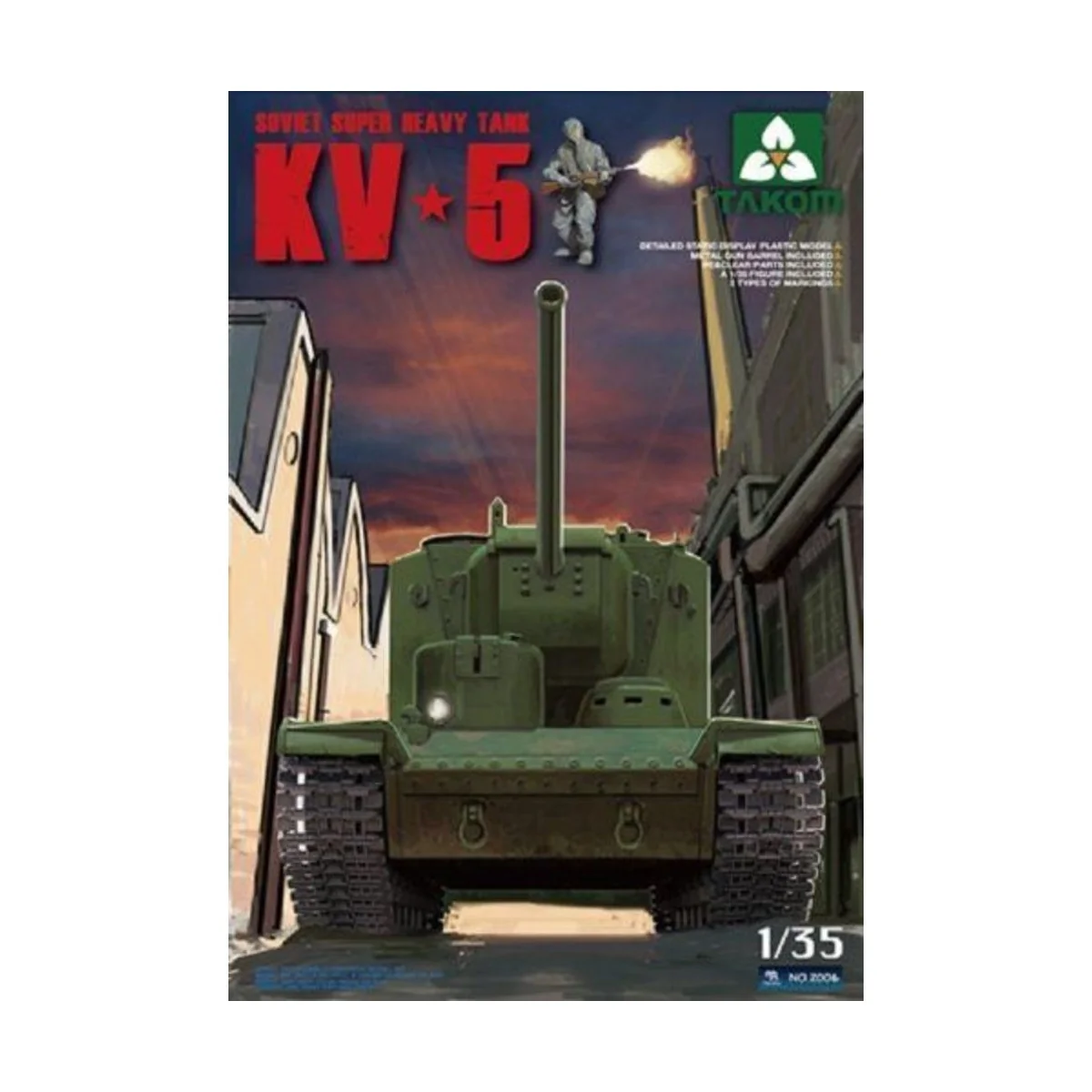 Soviet Super Heavy tank KV-5 - Takom TAK2006