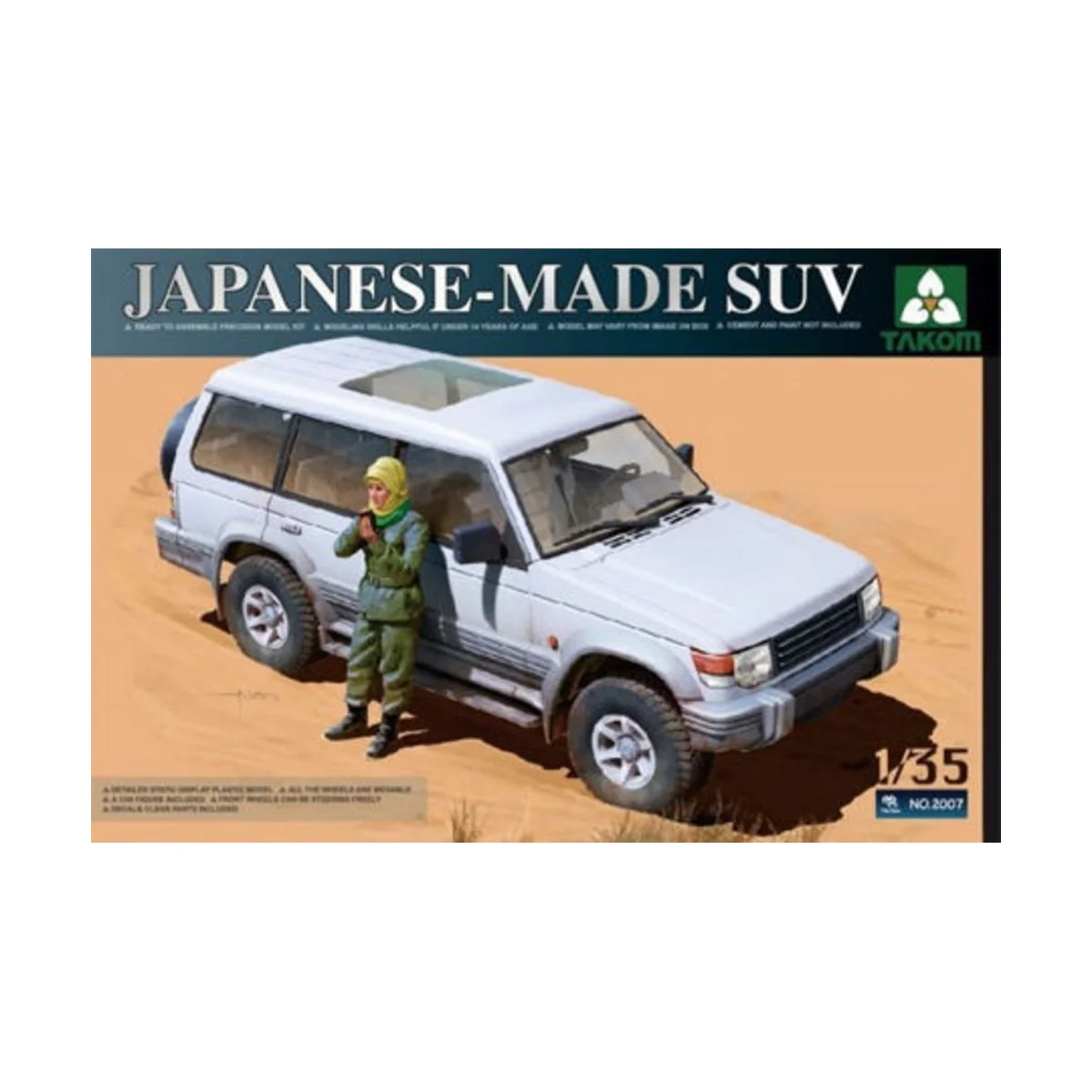 Japanese-made SUV with figure - Takom TAK2007