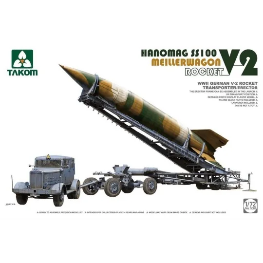 WWII German V-2 Rocket Transporter, 1/72 - Takom TAK5001