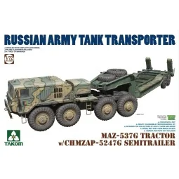 MAZ-537G Tractor w/CHMZAP-5247G SEMITRRAILER, 1/72 - Takom TAK5004