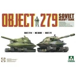 Object 279+Object 279M+NBC Soldier Soviet Heavy Tank, 1/72 - Takom ...