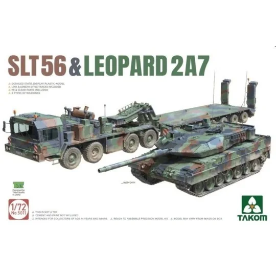 SLT56 & Leopard 2A7, 1/72 - Takom TAK5011 SLT56 & Leopard 2A7, 1/72 - Takom TAK5011